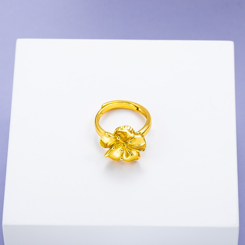 Nhẫn Nữ Mạ Vàng 24K, Phong Cách Cổ Điển Sang Trọng - XPN07