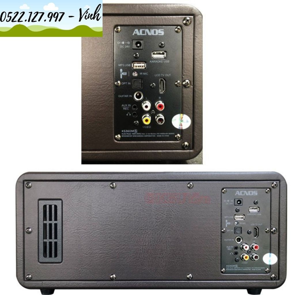 Dàn Karaoke di động Acnos KBeatbox KS360MS - Hàng chính hãng