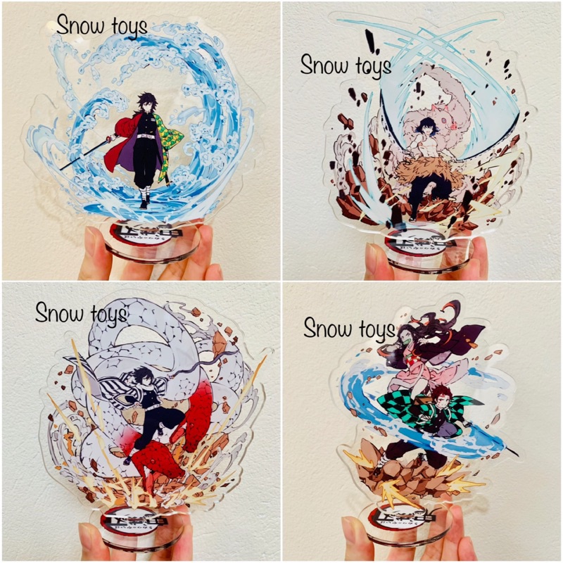 Mô hình standee kimetsu - thanh gươm diệt quỷ - tượng acrylic kimetsu -mica trong suốt tanjiro nezuko zenitsu trùng trụ