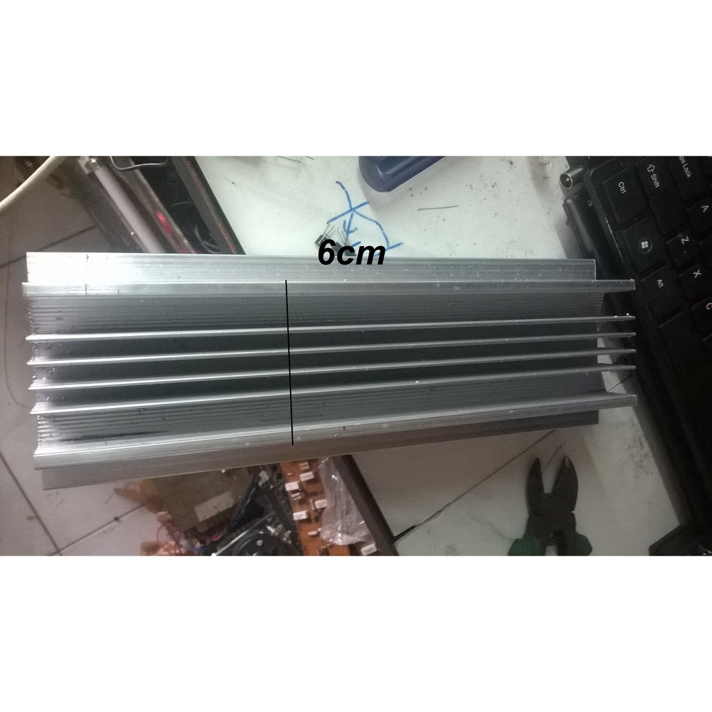 Nhôm tản nhiệt 2U 25cm