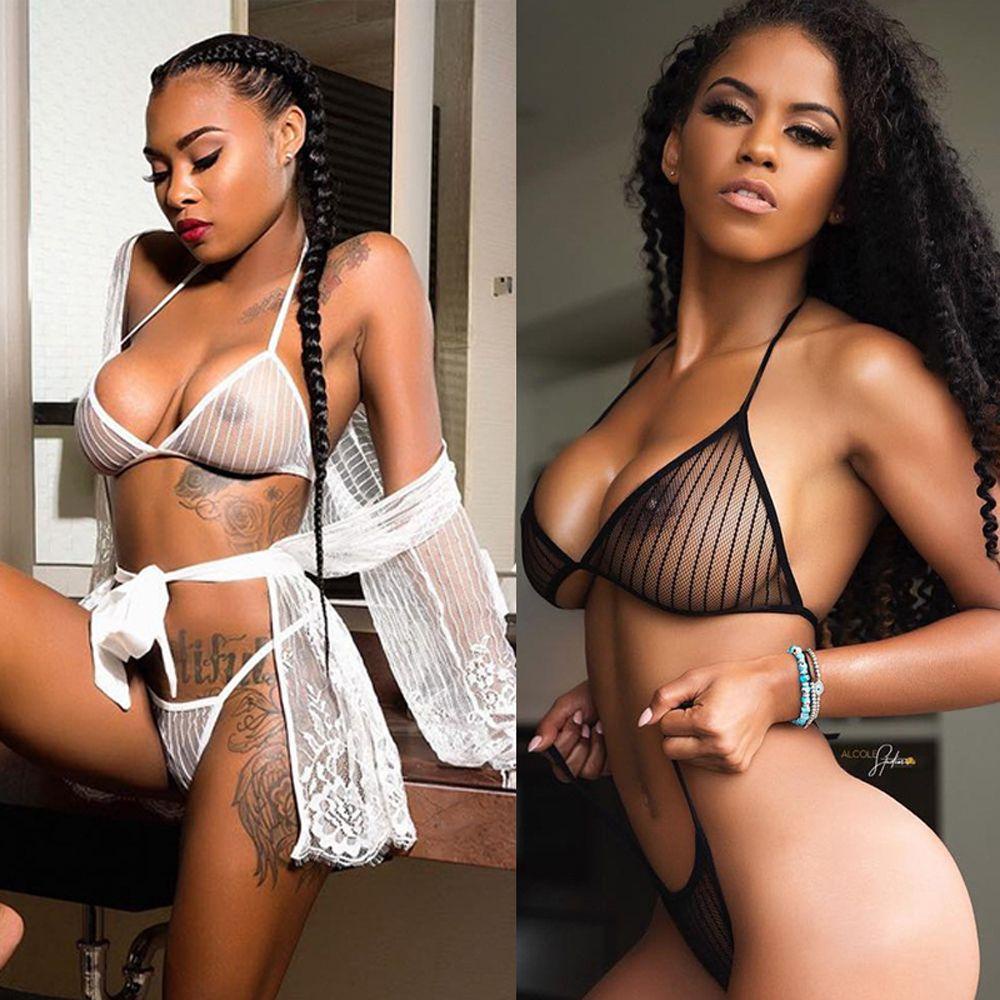 Bộ Nội Y Phối Ren Lọt Khe Thời Trang Quyến Rũ Cho Nữ