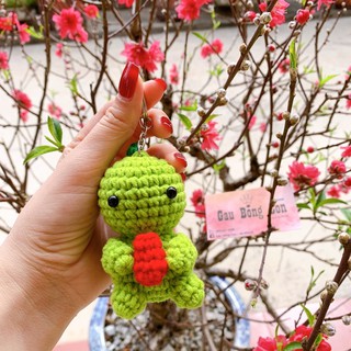 Móc Khoá khủng long cute - móc khoá len