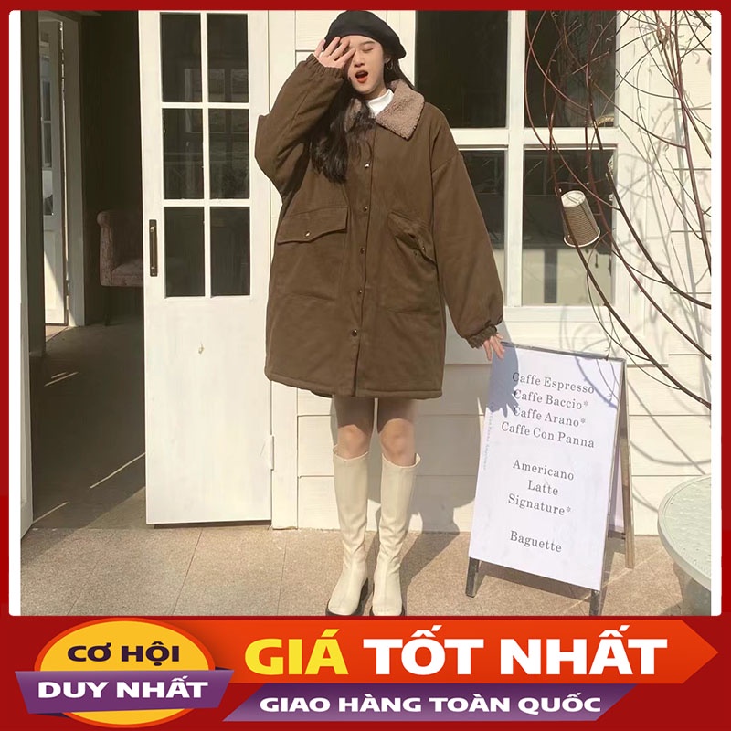 Áo Khoác Kaki Gió 2 Lớp Lót Lông Cừu M0695-Violet