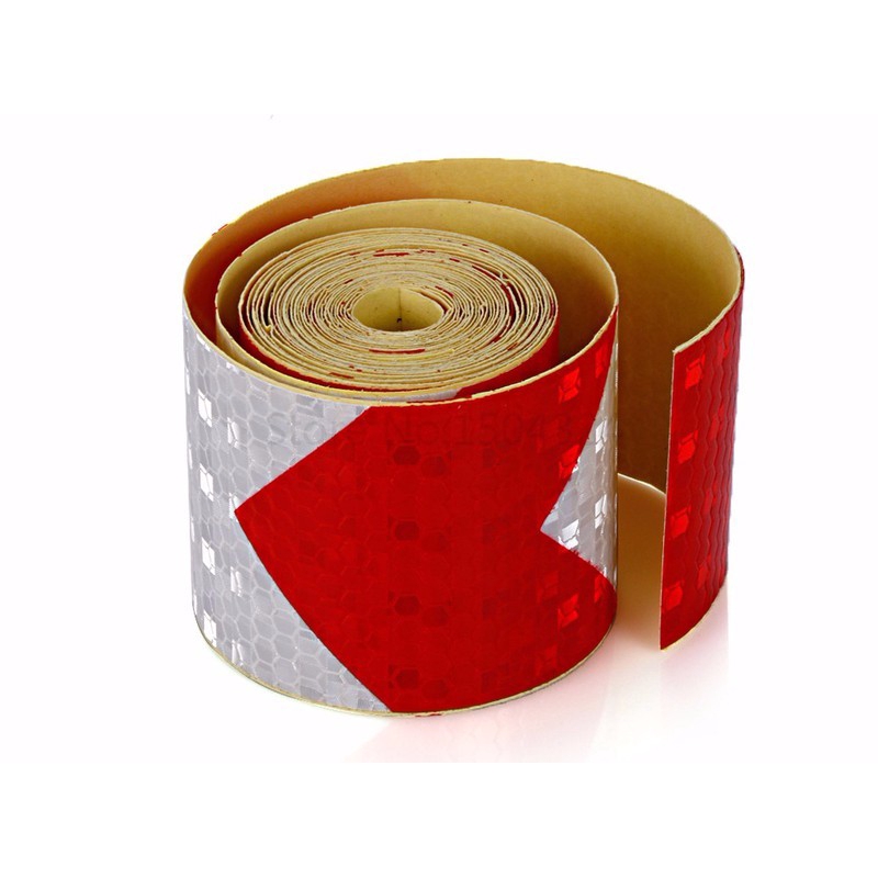 Băng keo phản quang Mũi Tên Lớn, Đỏ phối Trắng