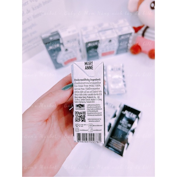 Sữa Tươi UHT nội địa Thái Lan Lactose free cho bé dị ứng