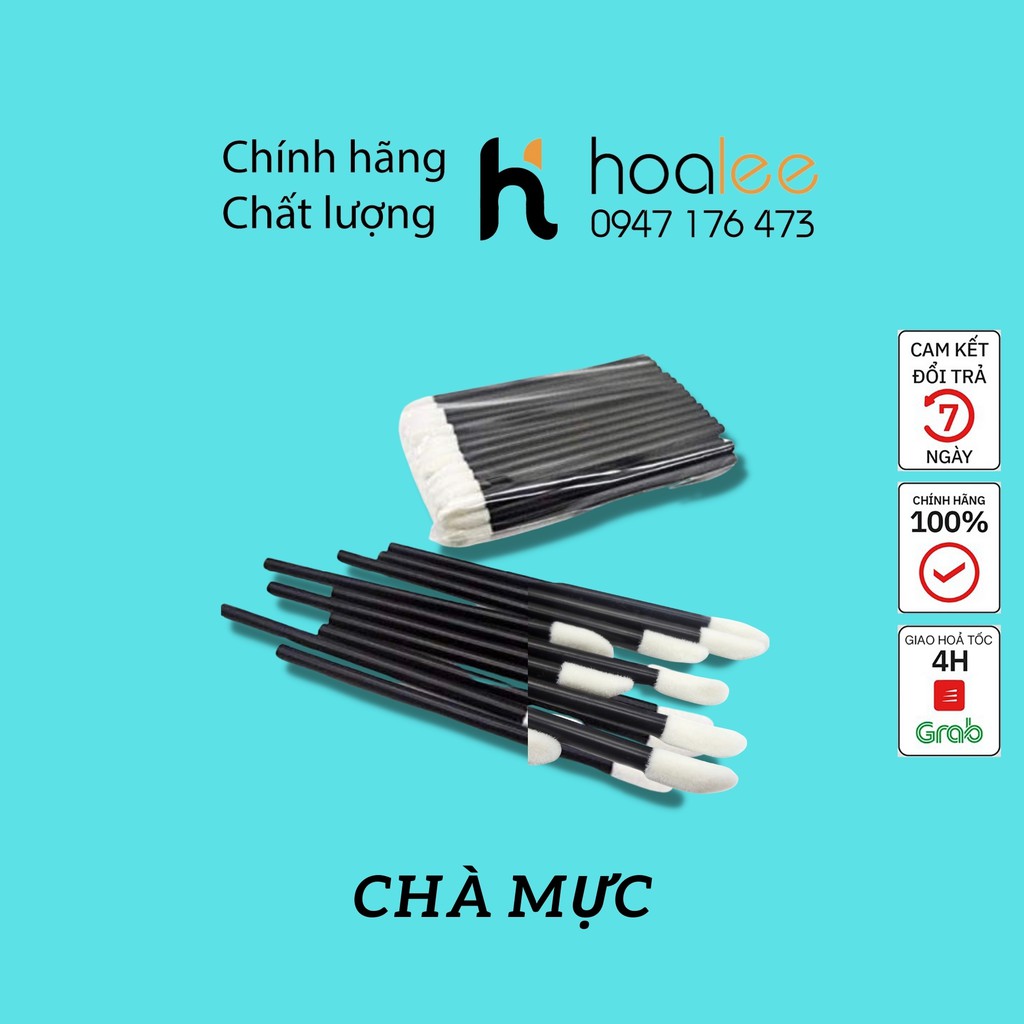 Chà mực- Tăm bông chà mực