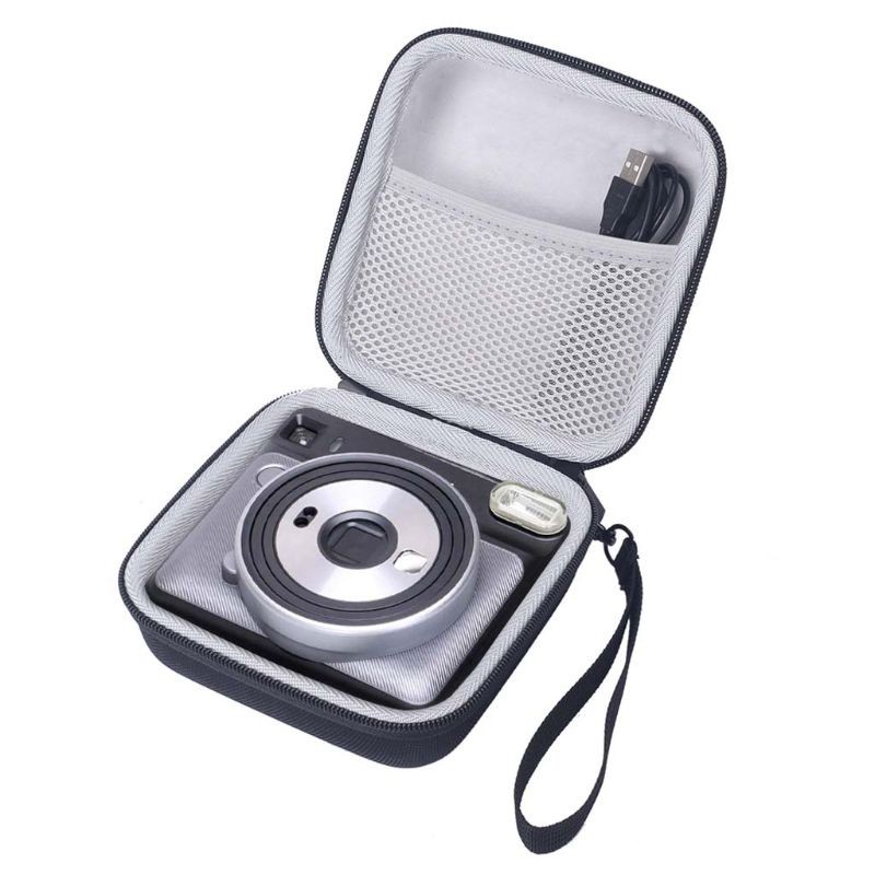 KOK Carrying Bag Storage Box Protective Case Shell Portable Travel Shockproof for Fujifilm Instax Square SQ6 Camera