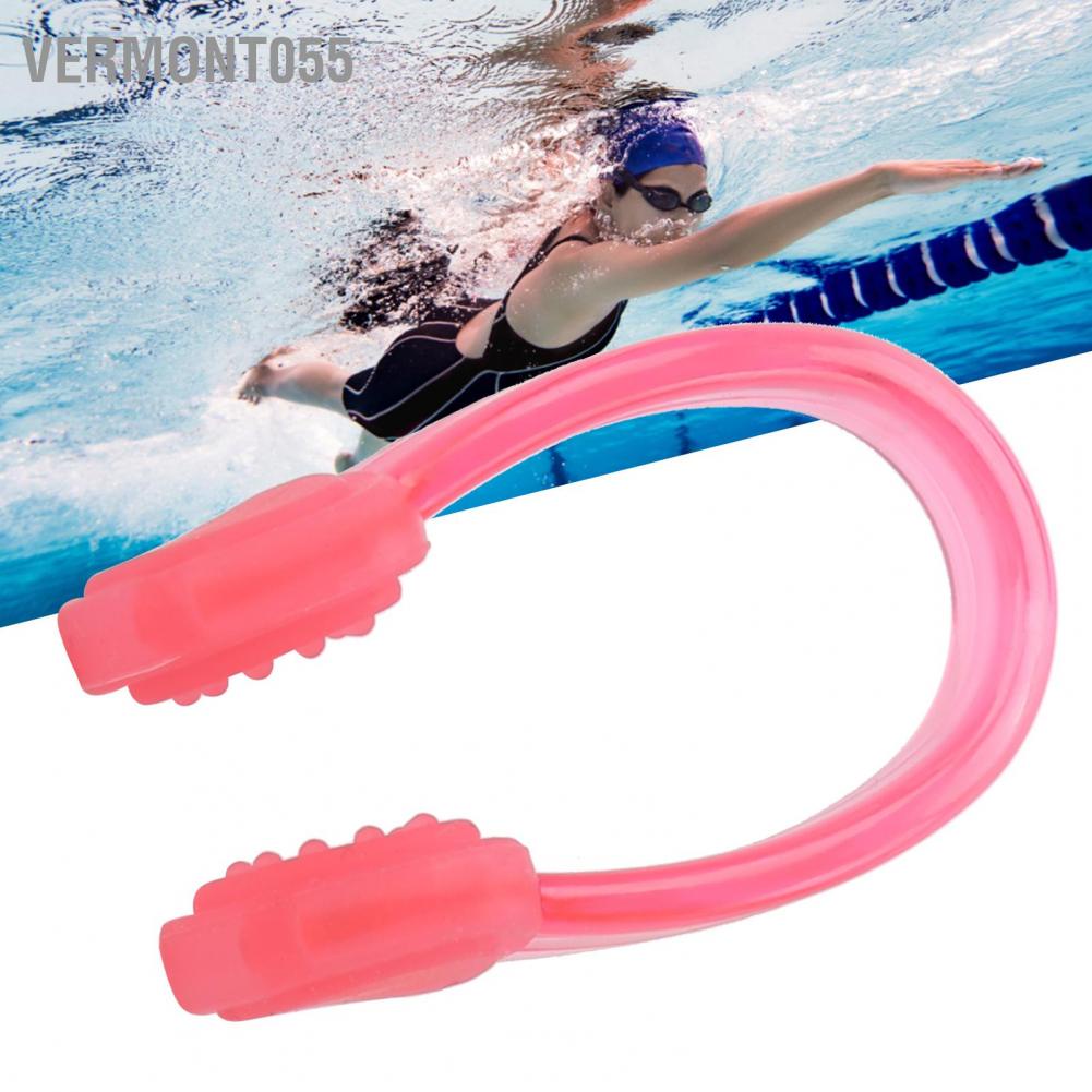 Vermont055 Swimming Nose Clips Waterproof Soft Silica Gel Surfing Clip Plugs Protector