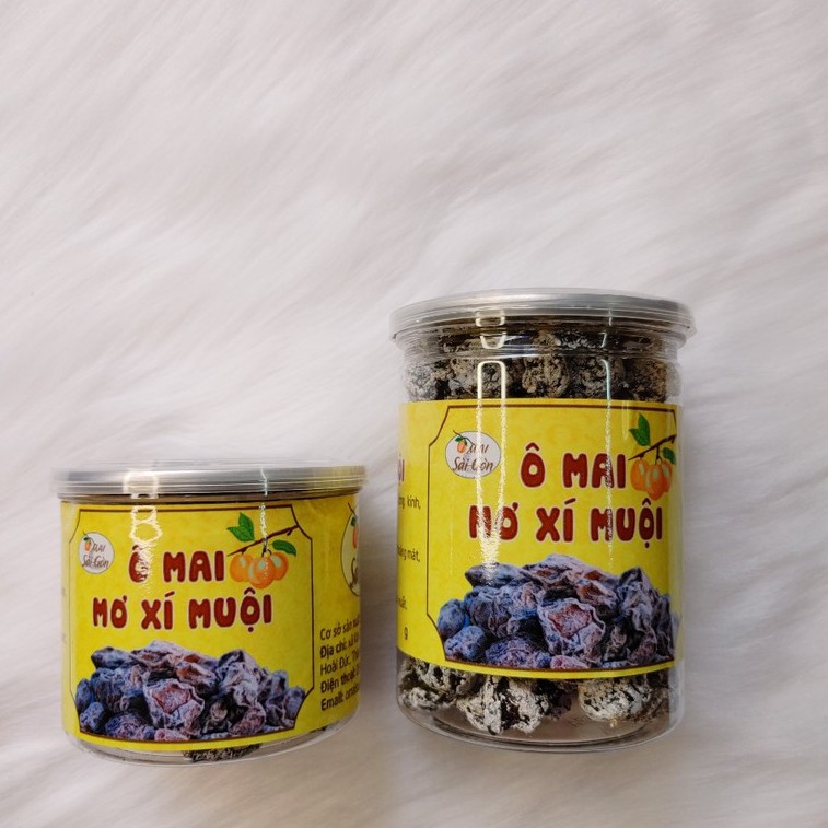 Xí Muội Mơ vị đặc biệt thơm ngon - đóng hộp 250gr, 400gr