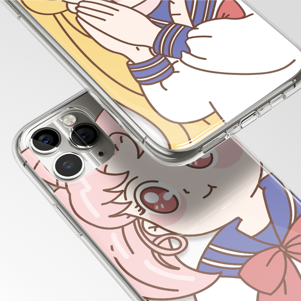 Ốp điện thoại TPU in hình vẽ Sailor Moon dành cho Samsung Galaxy Note 20+/20 Ultra/20/9/8/10Lite/10+/10/5/4/3