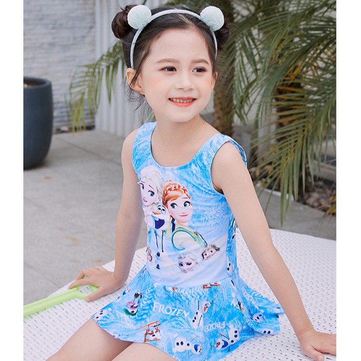 Bộ bơi bé gái-Elsa size 10-20kg