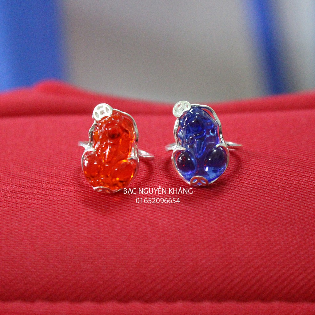 NHẪN TỲ HƯU BẠC TA BỌC ĐÁ PHONG THỦY CHO NGƯỜI MỆNH KIM, MỘC, THỦY, HỎA, THỔ