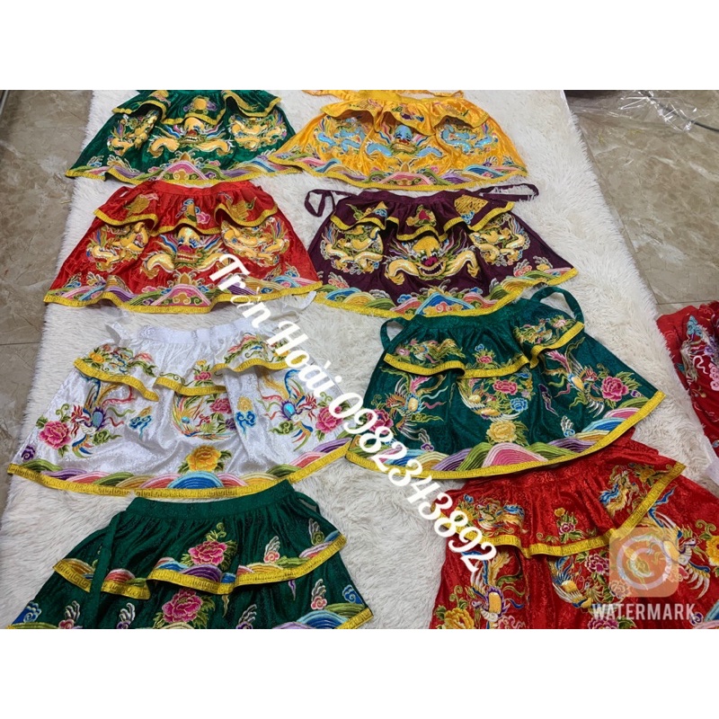 Áo choàng tượng Mẫu , tượng Chúa , tượng Chầu , tượng Cô . Áo Tượng