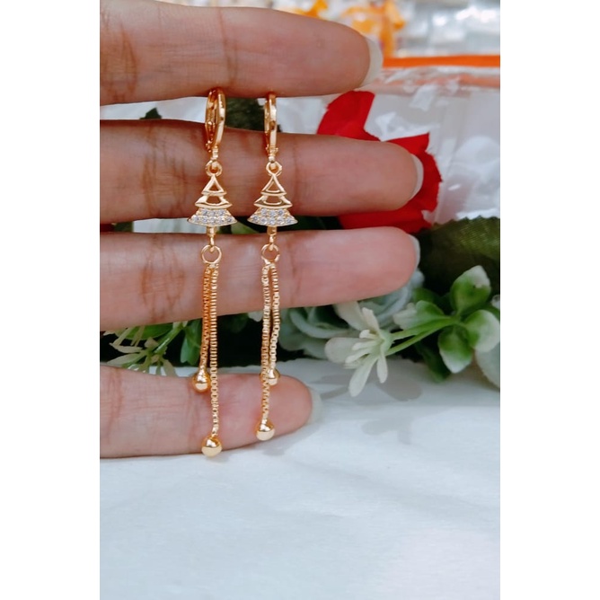 Khuyên Tai Kim Loại Hình Kim Tự Tháp/ Khuyên Tai Nữ / Bông Tai Phụ Kiện Làm Đẹp Hình Kim Tự Tháp / Khuyên Tai Tuổi Teen / Khuyên Tai Đẹp