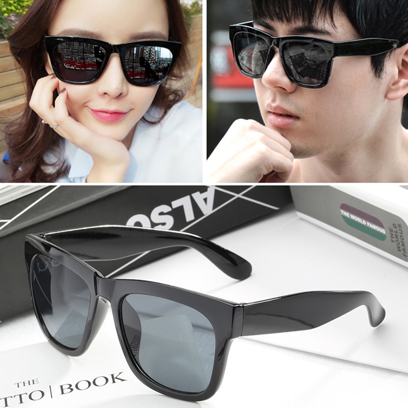 Kính Mát Thời Trang JP5 Tròng Vuông Gọng Nhựa