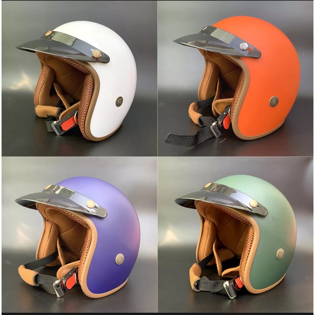 Mũ Bảo Hiểm 3/4 Cao cấp Lót Bò