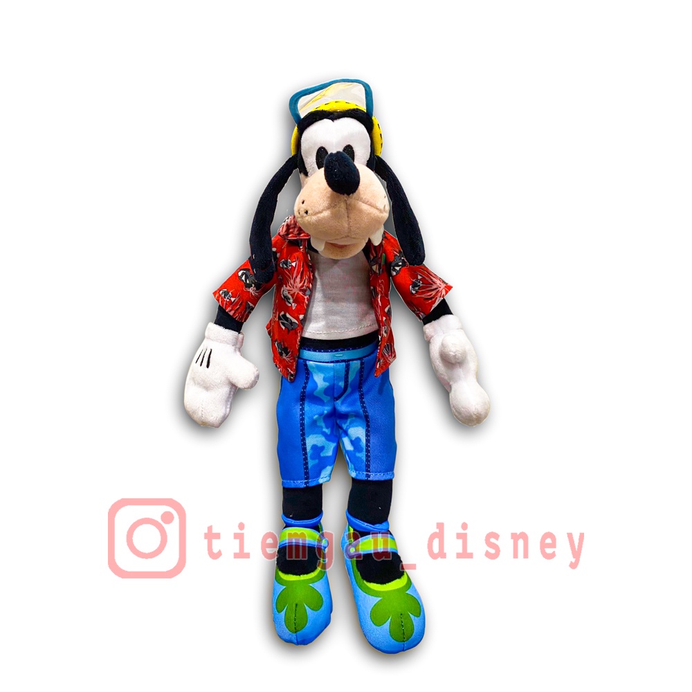 Gấu bông GOOFY trang phục đi biển mùa hè - Disney Chính Hãng New