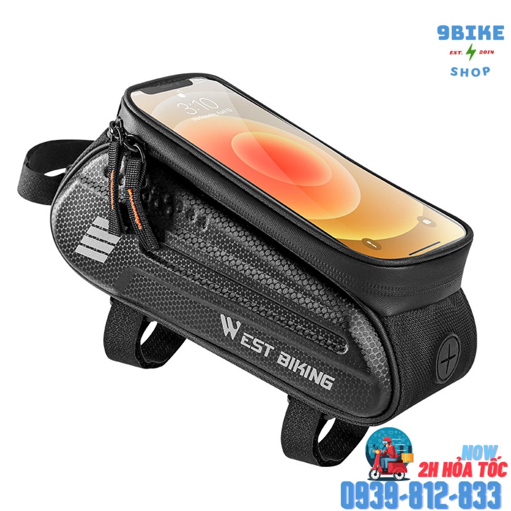 Túi treo sườn xe đạp cảm ứng chống nước chống va đập WB YP0707283