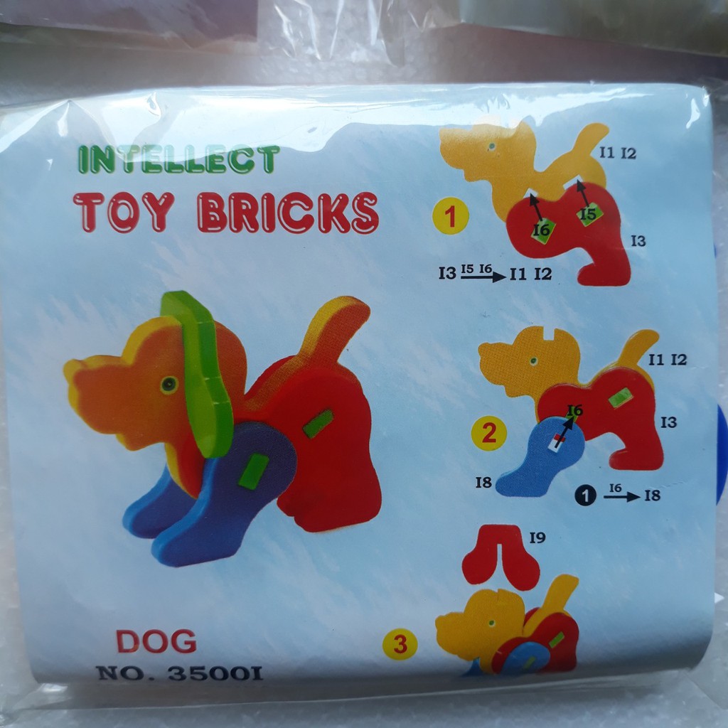 Bộ lắp ráp 3 con thú