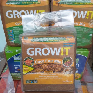 Mụn xơ dừa GROW!T CoCo Coir Mix - Grow !T Hàng xuất khẩu Châu Âu, Mỹ, Canada - Giá thể trồng cây
