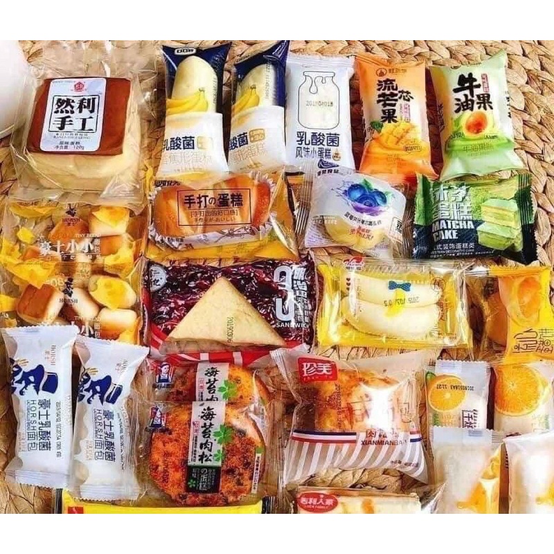 Bánh Đài Loan mix vị Siêu Ngon