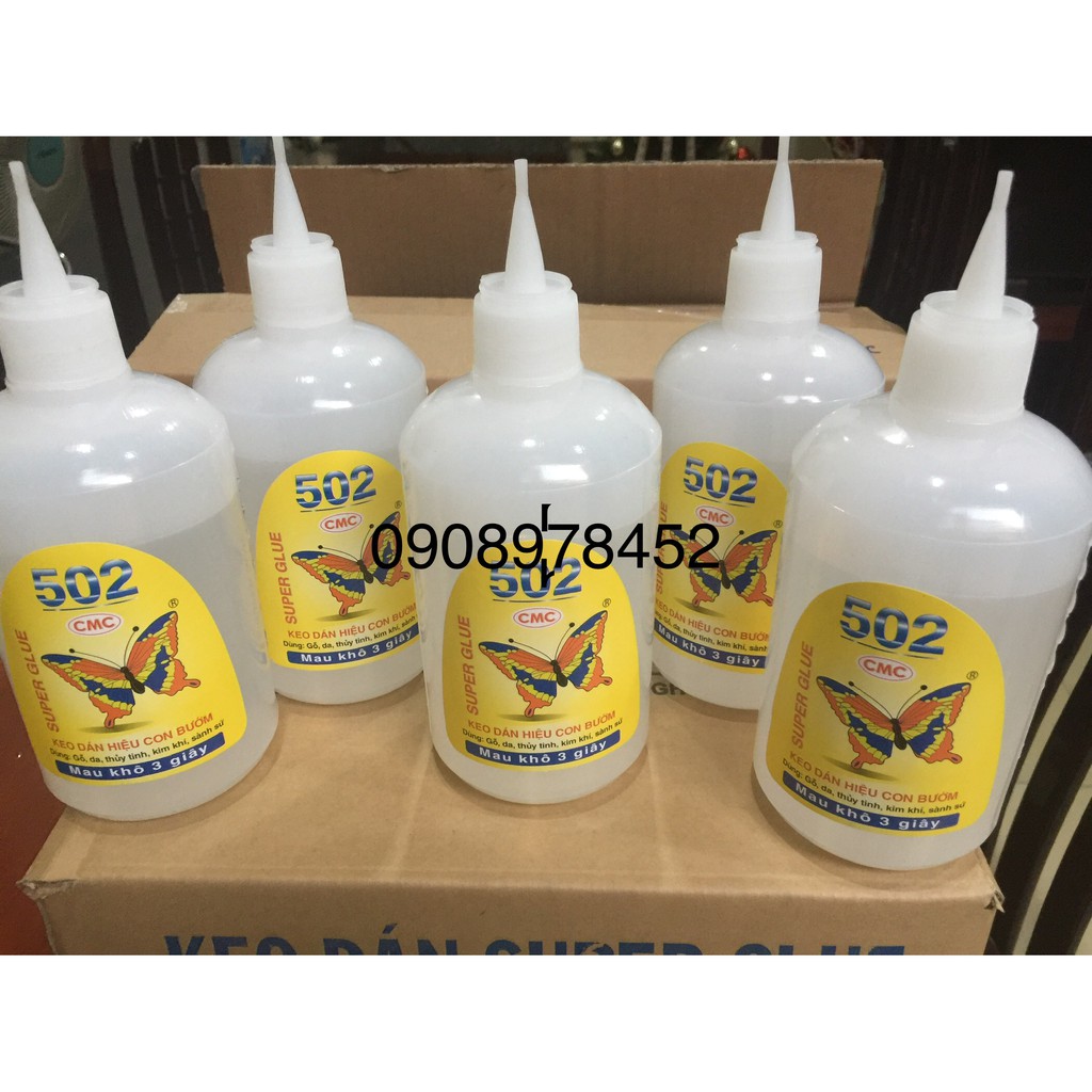 1 Thùng 35 Chai Keo 502- Loại Bình 200gr Khô 3’