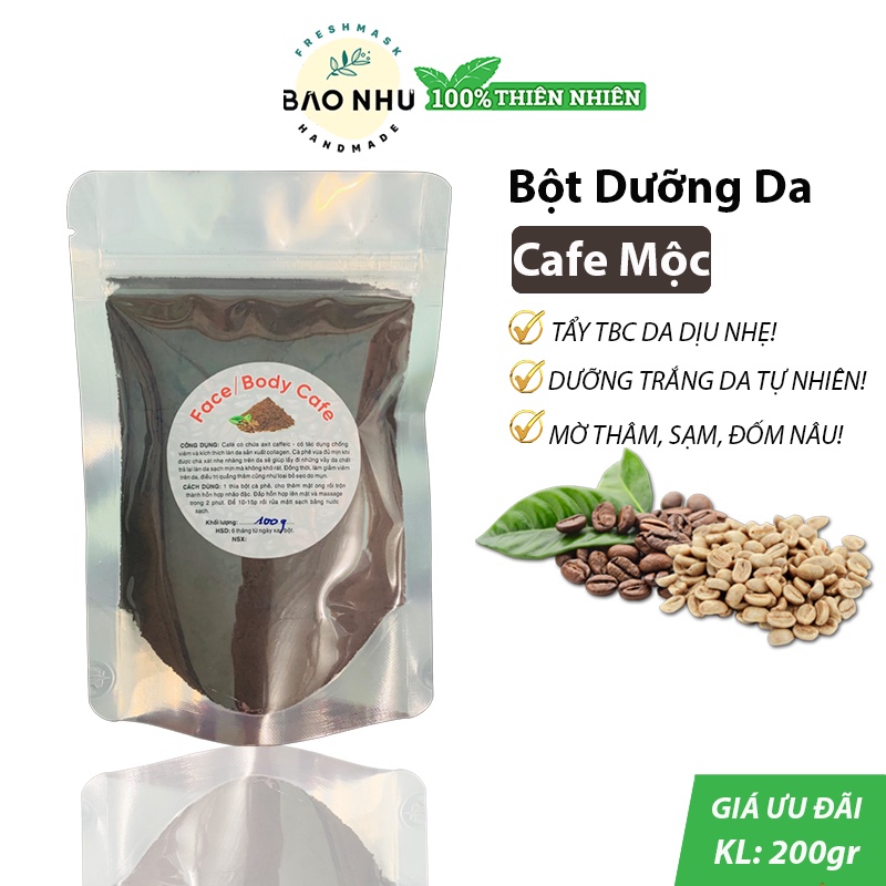 Bột Cafe Handmade - Trắng Da + Săn Chắc + Tẩy Tbc