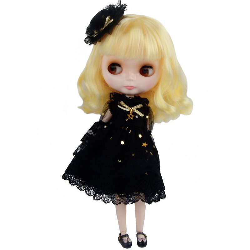 Búp bê Neo Blyth Tùy chỉnh NBL Mặt sáng bóng, 1/6 OB24 BJD Ball Jointed Doll Búp bê Blyth tùy chỉnh cho bé gái