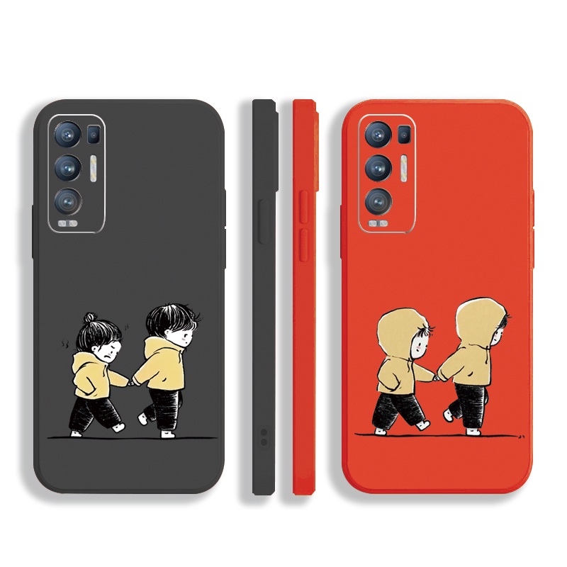 Ốp Điện Thoại Silicone Mềm Họa Tiết Cảm Xúc Đáng Yêu Cho OPPO Reno6 Z 5G Reno 5 Pro 4 4G 3 Reno2 Z F