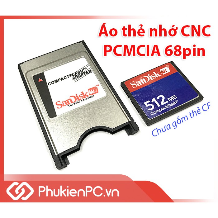 Đầu đọc PCMCIA 68pin (CF sang PCMCIA) cho máy CNC