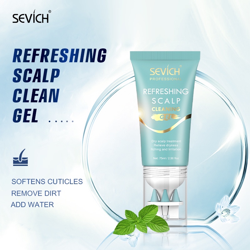 Gel làm sạch da đầu SEVICH kiểm soát dầu không gây kích ứng 75ml