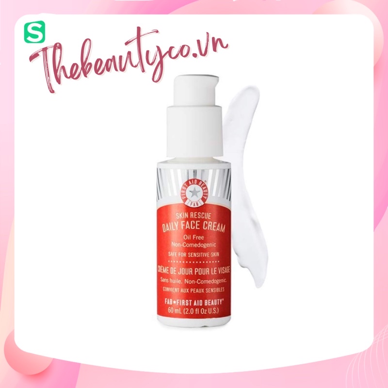 (Bill US) FIRST AID BEAUTY kem dưỡng ẩm Skin Rescue Daily Face Cream 60ml