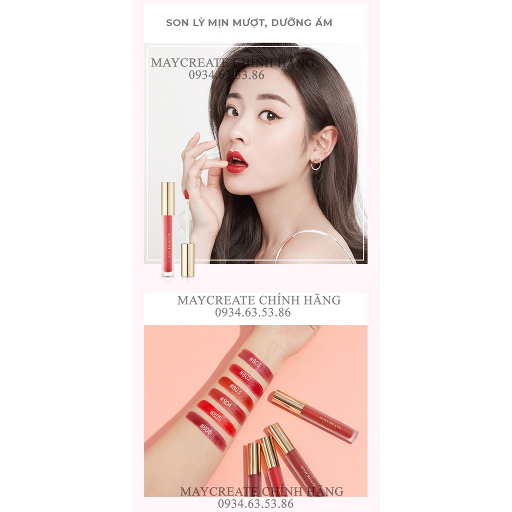 Son Kem Siêu Lì Mịn Môi Maycreate Hàng Nội Địa Trung. | BigBuy360 - bigbuy360.vn