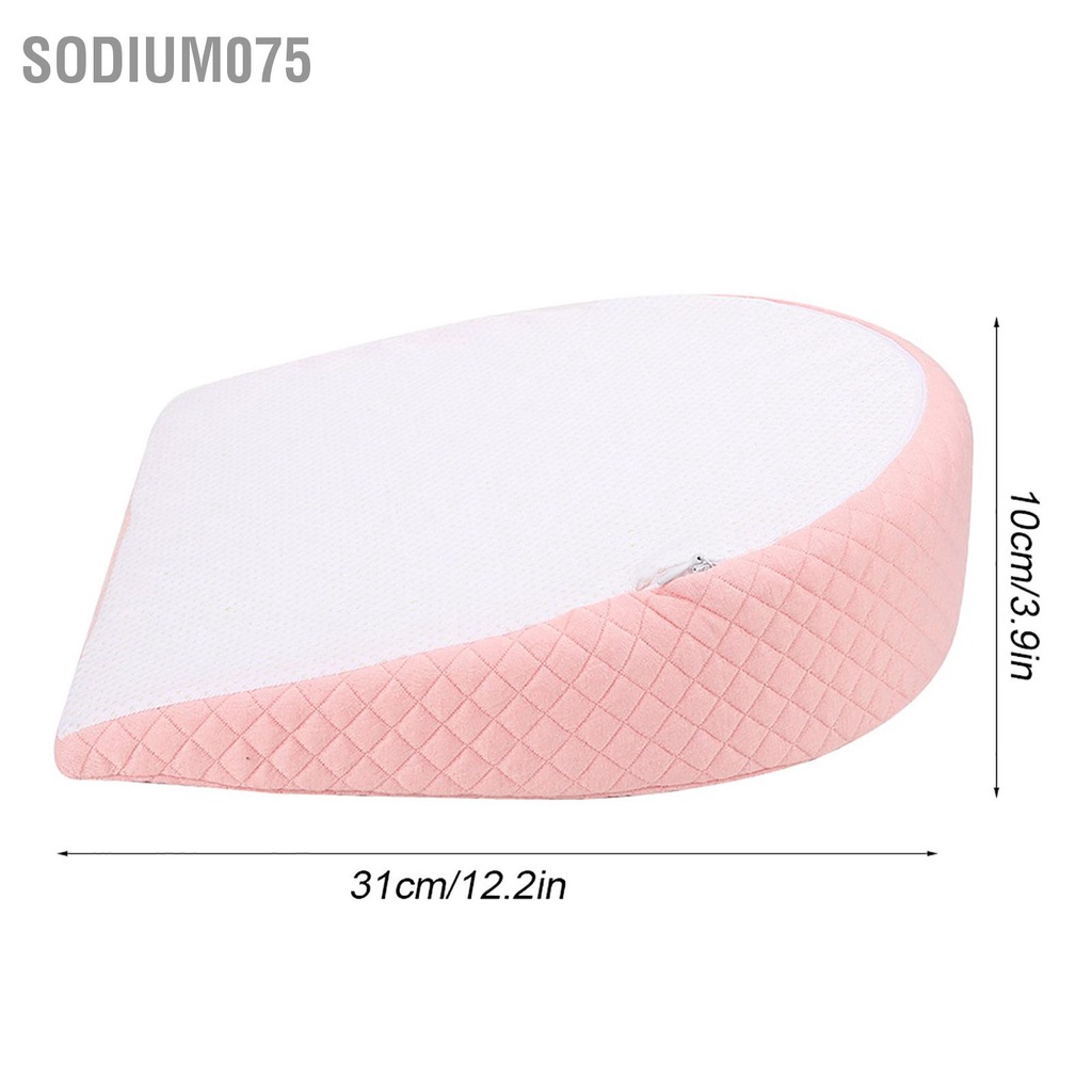 Có thể bán buôn Gối nghiêng cho trẻ sơ sinh Định vị bé Chống trượt ăn chống Polyester và vải không trơn Sodium075 Hàng giao ngay