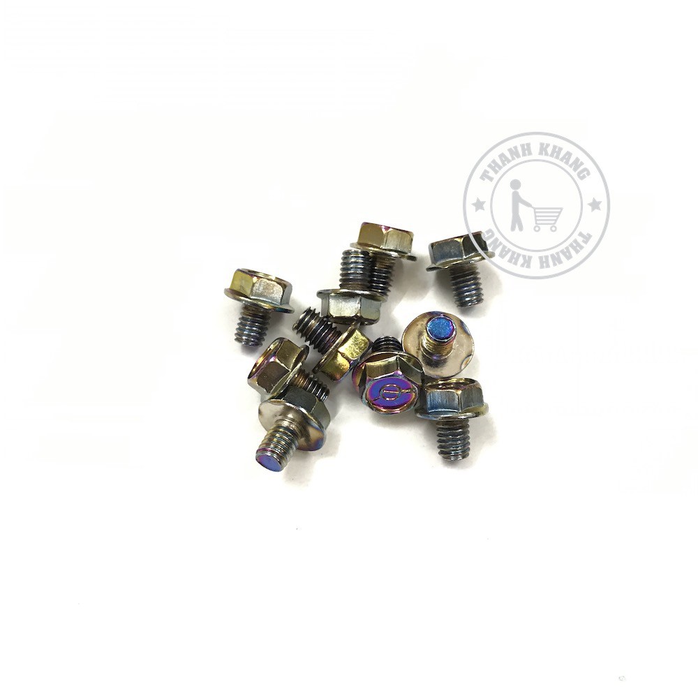 Bộ 10 con ốc 6ly1 7 màu gắn carte thanh khang 022000040