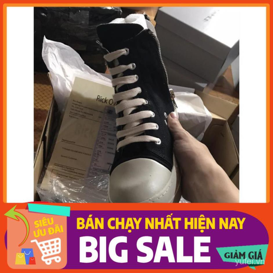 Giày thể thao,sneakers nam nữ Rickowen cổ cao đế thơm tăng chiều cao giá tốt, freeship 70k cho đơn hàng 300k SNH9 "": ^