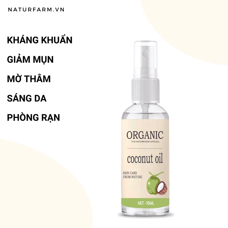 Dầu Dừa Nguyên Chất Organic 100ML Coconut Oil