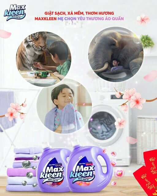 Túi nước giặt Maxkleen 2.4kg