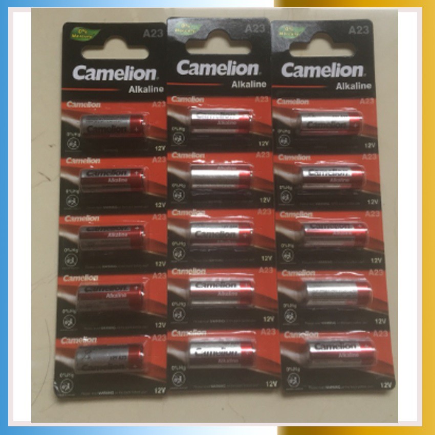 Pin Camelion A23, A27 tím 12V (Alkaline), Pin cửa cuốn, Pin điều khiển, Camelion, Pin 1.2V ( 5 viên/ vỉ), panasonic