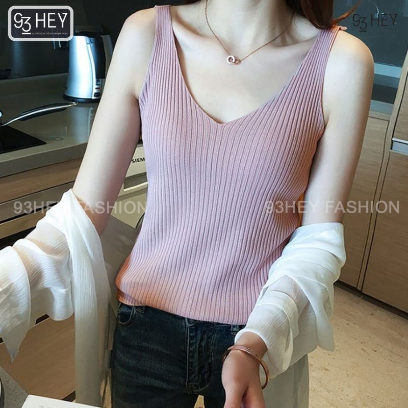 Áo Len Tăm Sát Nách Cổ Tim Ba Lỗ Hàng Quảng Châu 93HEY LBL01 | BigBuy360 - bigbuy360.vn