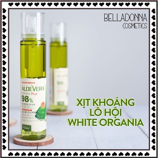 Xịt khoáng Dưỡng Ẩm Organia Aloe Vera Soothing Mist Goodnature 98%