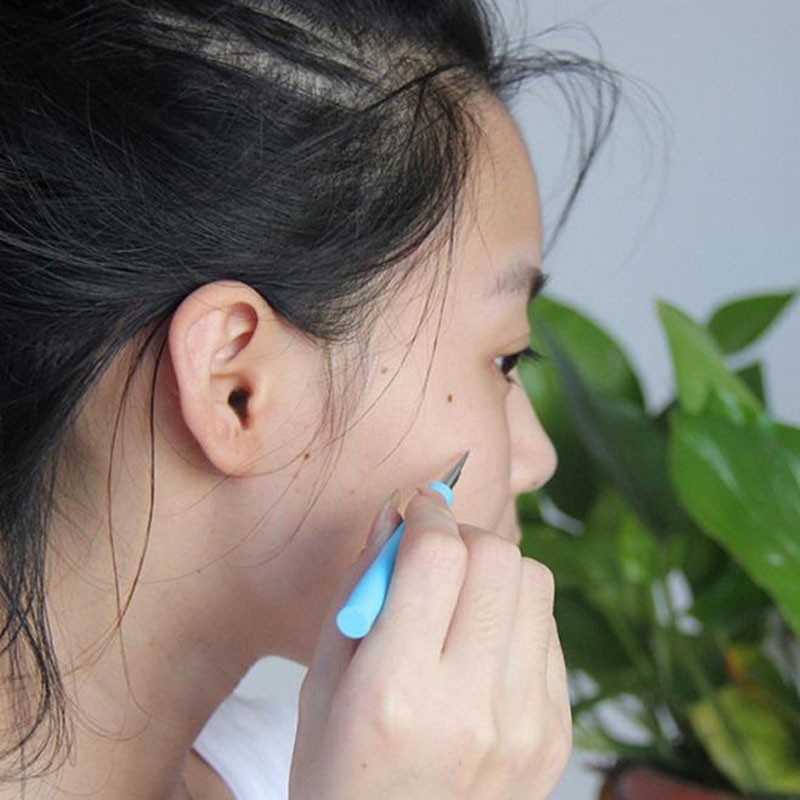 [Hàng mới về] Cây nặn mụn đầu đen có nắp đậy tiện lợi