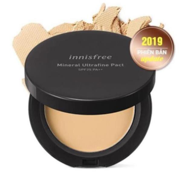 Phấn Phủ Nén Siêu Mịn Innisfree Mineral Ultrafine Pact SPF25 PA++(Phiên Bản 2019)