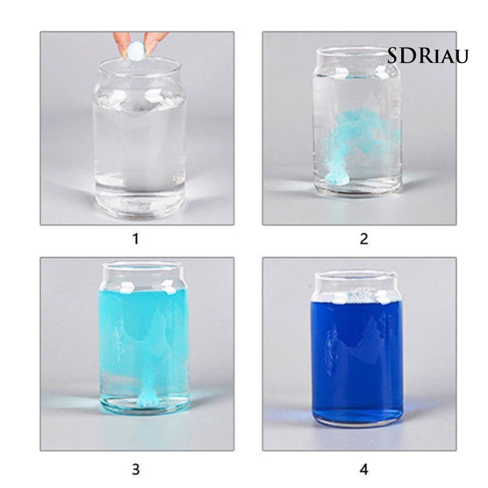 Set 6 Viên Sủi Vệ Sinh Cho Kính Chắn Gió Xe Ô Tô