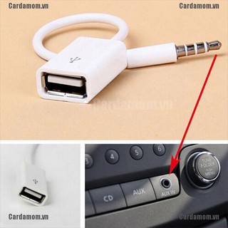 Cáp Chuyển Đổi Âm Thanh Aux Từ Giắc Cắm 3.5mm Sang Cổng Usb 2.0 Cho Mp3