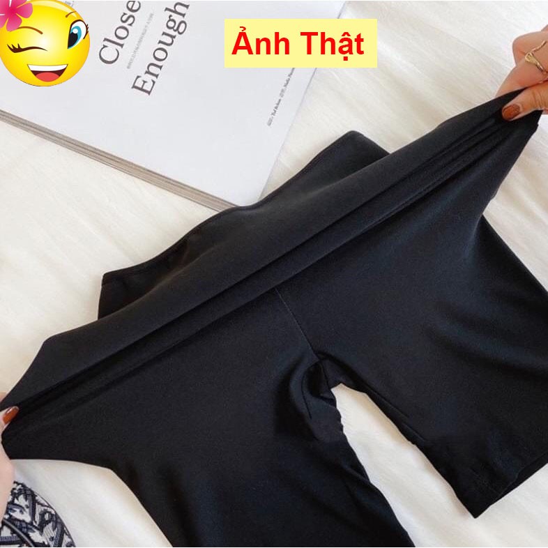Quần Legging Lửng Nữ Dáng Ngắn Co Dãn Đàn Hồi, Quần Legging Đùi Nữ Thể Thao Siêu Tôn Dáng - Tặng Kèm Khẩu Trang | BigBuy360 - bigbuy360.vn