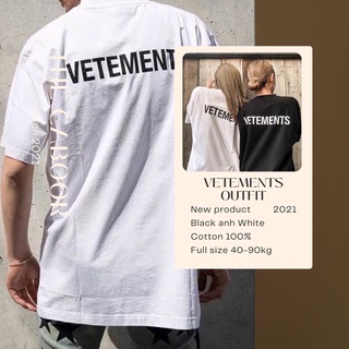 [ Có hộp đựng ] Áo phông Tee ( Chất Cotton xịn ) form Oversize thời trang Unisex nam nữ VETEMENTS