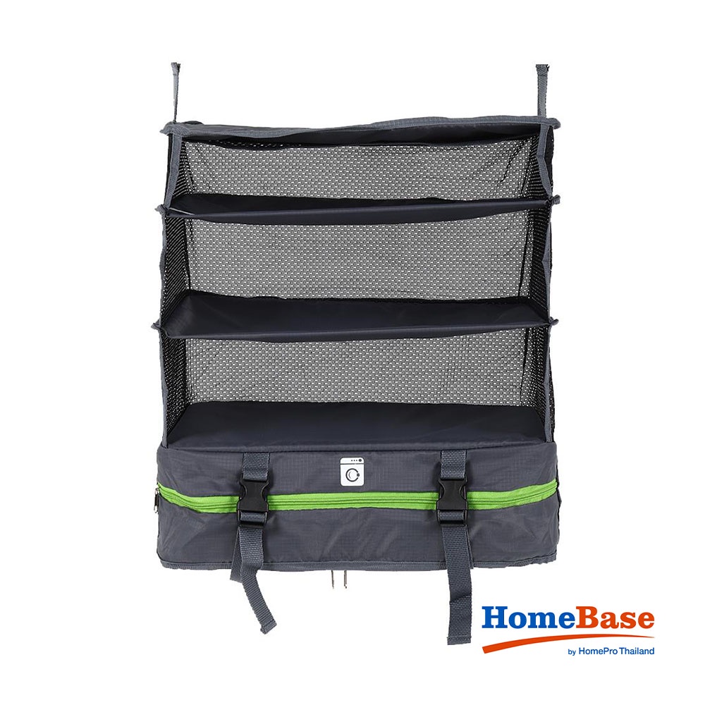 HomeBase PLIM Túi vải sắp xếp đồ đi du lịch Size L C64xR45xS30cm màu xám