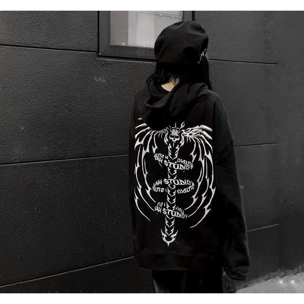 Áo nỉ hoodie nữ form rộng cute hàn quốc CaMa Store M420
