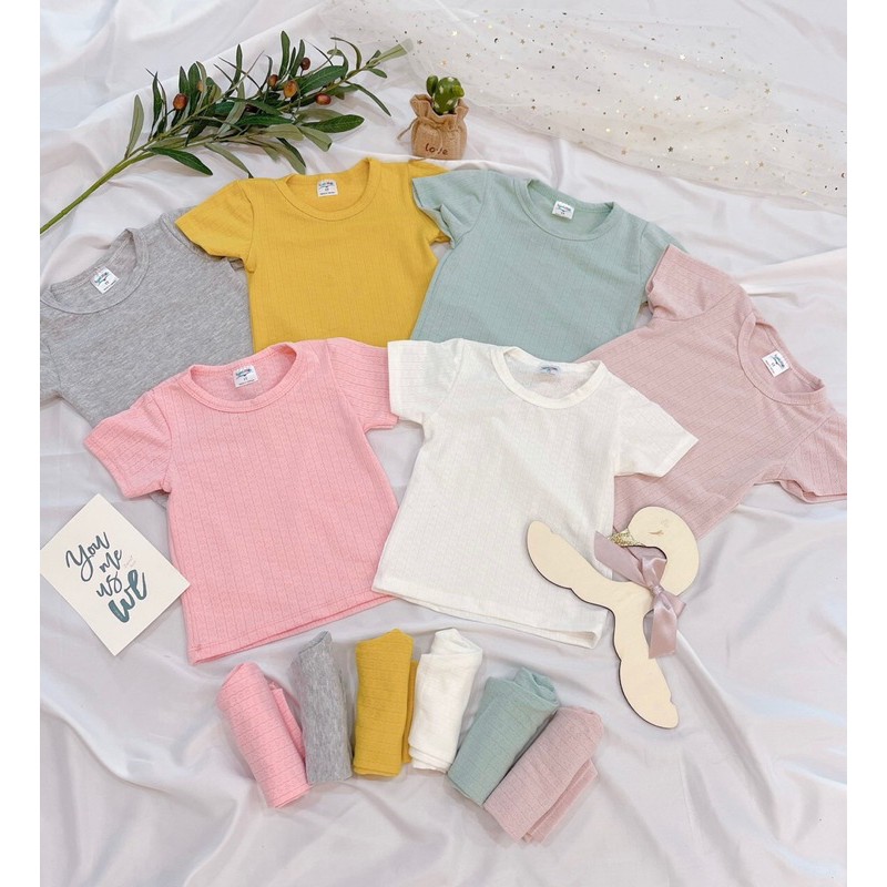 [Mã FAMAYFA2 giảm 10K đơn 50K] Siêu phẩm set quần áo thông hơi xuất Nhật mặc hè siêu thoáng mát cho bé